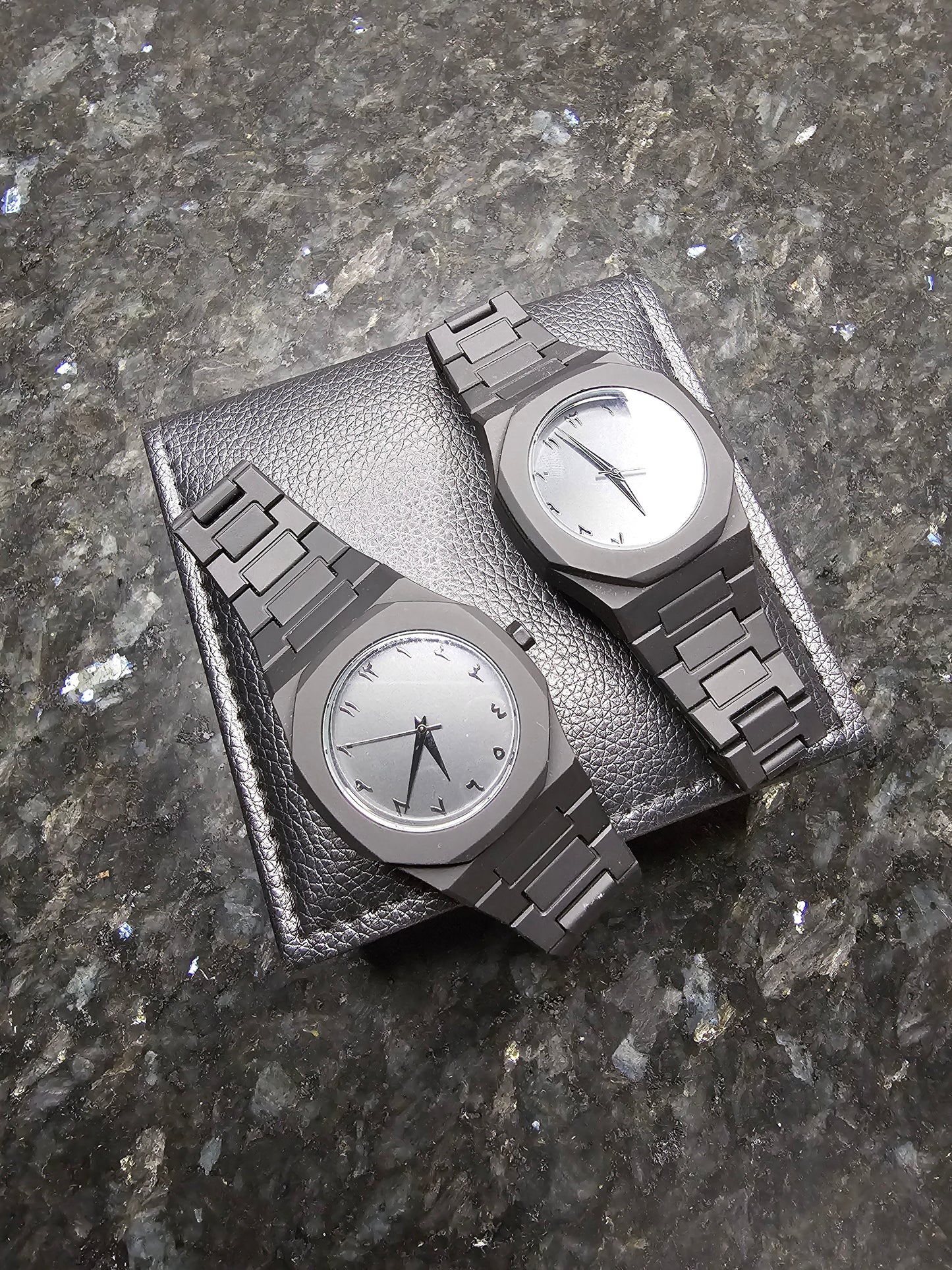 Pack of 3 Black Arabic Aura Watch FIBER